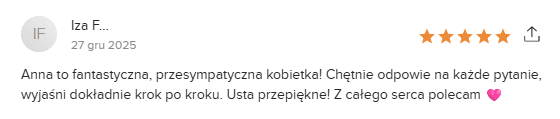 Opinia klientki Piekny Swiat