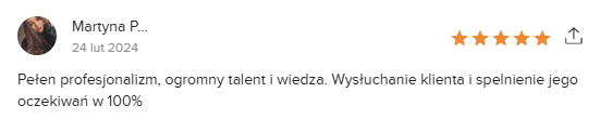 Opinia klientki Piekny Swiat